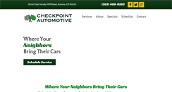 Desktop Screenshot of checkpoint-automotive.com